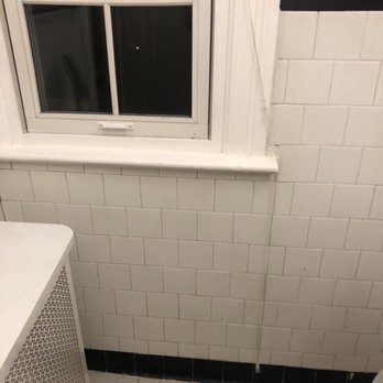 Kew Gardens Apartments - Bathroom- small but cute. Very poor water flow/pressure - Apartments Near Me - Washington, DC, District of Columbia