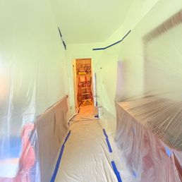 work area covered work area covered