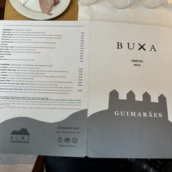 BUXA - Menu