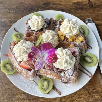 Old Town Caffe - Breakfast Mini waffle slices - Coffee & Tea Near Me - Pasadena, California Old Town Caffe - Breakfast Mini waffle slices - Coffee & Tea Near Me - Pasadena, California