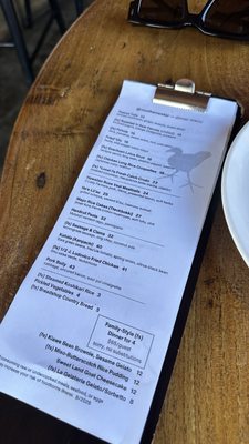 Menu photo 1 Mud Hen Water Honolulu, HI