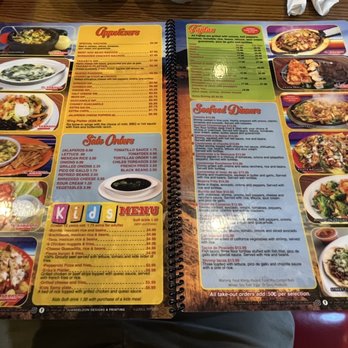 El Tarasco - Menu inside - Mexican Near Me - Louisville, Kentucky