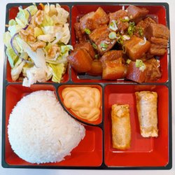 Lucky House - Red Braised Pork Belly Bento