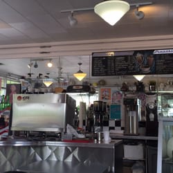 Cafe Planet Java - Retro feel with nice memorabilia adorn the walls and ceilings of this diner.