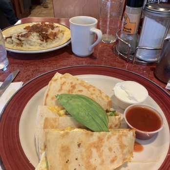 Saddle Brook Diner - Breakfast quesadilla & giant side order of hash browns - Diners Near Me - Saddle Brook, New Jersey Saddle Brook Diner - Breakfast quesadilla & giant side order of hash browns - Diners Near Me - Saddle Brook, New Jersey
