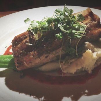 Shells and Sauce - Grilled Hand Cut Salmon was as moist as it was delicious.  Homemade Lasagna was okay, too much cheese for my liking. - Italian Near Me - Denver, Colorado