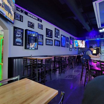 Mariscos La Marina Seafood Grill - a bar with neon lights - Mexican Near Me - Lancaster, Texas Mariscos La Marina Seafood Grill - a bar with neon lights - Mexican Near Me - Lancaster, Texas