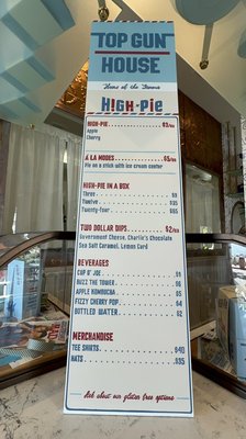 The Famous High Pie at the Top Gun House by null