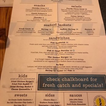 St. Augustine Seafood Company - Menu is very limited - Seafood Near Me - St. Augustine, Florida St. Augustine Seafood Company - Menu is very limited - Seafood Near Me - St. Augustine, Florida