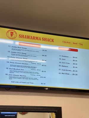 Menu photo 2 Shawarma Shack Salt Lake City, UT Menu photo 2 Shawarma Shack Salt Lake City, UT