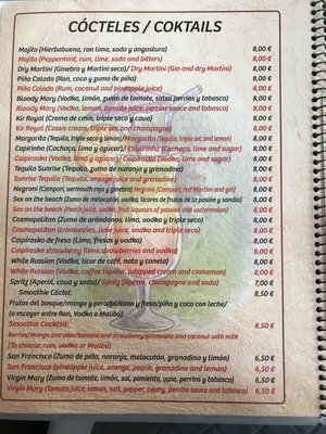 Menu photo 5 Café de la Luz Madrid, M