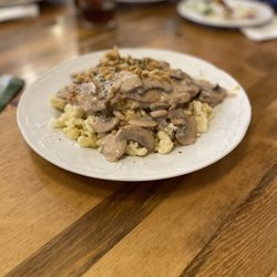 Bavarian Kitchen Restaurant - Schnitzel with spaetzle