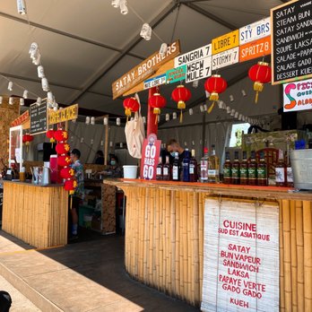 Satay Brothers - a food stand with a variety of items - Singaporean Near Me - Montreal, Quebec