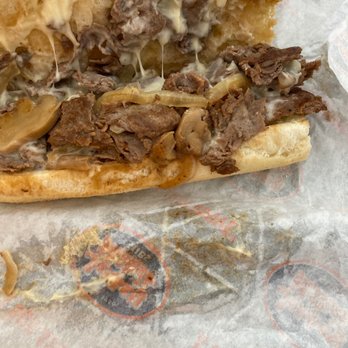Jersey Mike's Subs - Philly cheesesteak with mushrooms and onions - Delis Near Me - Orlando, Florida Jersey Mike's Subs - Philly cheesesteak with mushrooms and onions - Delis Near Me - Orlando, Florida