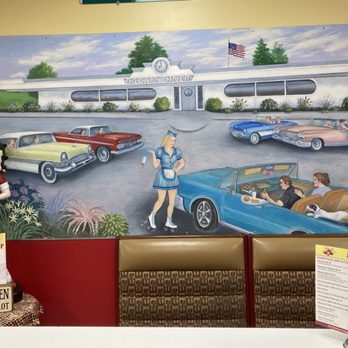 Dream Diner - Mural on wall - Diners Near Me - Tyngsboro, Massachusetts Dream Diner - Mural on wall - Diners Near Me - Tyngsboro, Massachusetts