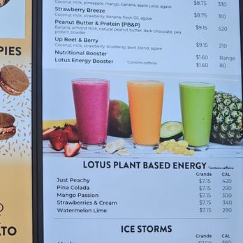 Ebar - Menu board 3 - Coffee & Tea Near Me - Honolulu, Hawaii