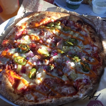 MOD Pizza - Personally made angry Hawaiian - Pizza Near Me - Livonia, Michigan
