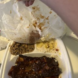 BBQ Beef Rib Dinner