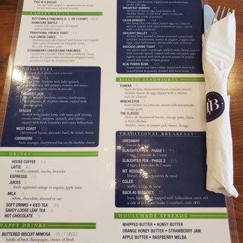 The Buttered Biscuit - Springdale - Menu - Breakfast & Brunch Near Me - Springdale, Arkansas