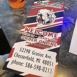 Bellacino’s Pizza and Grinders Inside Gargies Bar