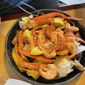 Macker Seafood - #18 Enough for Two Steampot - Seafood Near Me - Daytona Beach, Florida Macker Seafood - #18 Enough for Two Steampot - Seafood Near Me - Daytona Beach, Florida