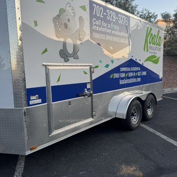 Koala Insulation - Spray foam trailer - Insulation Installation Near Me - Las Vegas, Nevada
