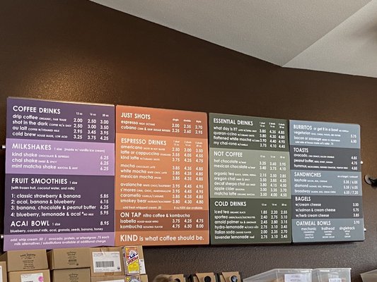 Menu photo 6 Kind Coffee Estes Park, CO Menu photo 6 Kind Coffee Estes Park, CO