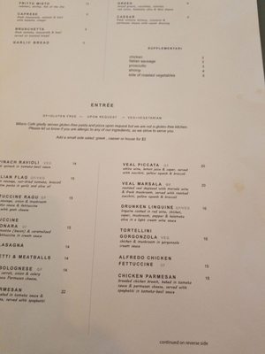 Menu photo 3 Milano Cafe Austin, TX