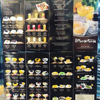 Mango Mango Dessert - Menu - Desserts Near Me - New York, New York Mango Mango Dessert - Menu - Desserts Near Me - New York, New York