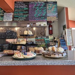Paradiddle's Cafe - Some of the bakery and chalk board menu
