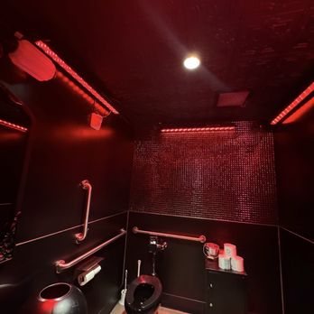 Life On Mars - The disco ball bathroom - American Near Me - Seattle, Washington Life On Mars - The disco ball bathroom - American Near Me - Seattle, Washington