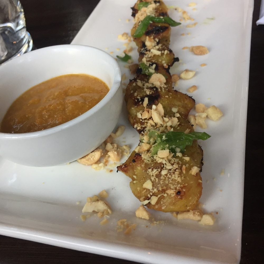 XO Bistro & Bar - Satay chicken skewer, it is very delicious - Vietnamese Near Me - Edmonton, Alberta XO Bistro & Bar - Satay chicken skewer, it is very delicious - Vietnamese Near Me - Edmonton, Alberta