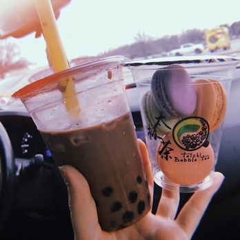 TaiChi Bubble Tea - Chocolate milk boba tea and a 5pk of macaroons! - Ramen Near Me - Chattanooga, Tennessee TaiChi Bubble Tea - Chocolate milk boba tea and a 5pk of macaroons! - Ramen Near Me - Chattanooga, Tennessee
