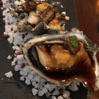Morimoto - Baked oysters w/Uni + foie - Japanese Near Me - Las Vegas, Nevada
