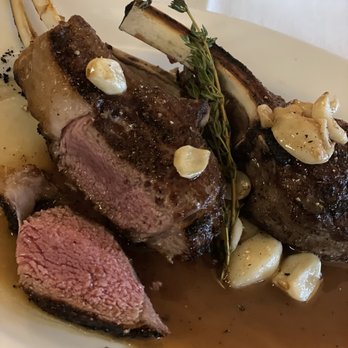 Ocean Prime - Medium cook on the lamb chops - Seafood Near Me - Tampa, Florida
