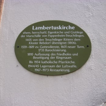 Lambertuskirche - Landmarks & Historical Buildings Near Me - Treuchtlingen, BY