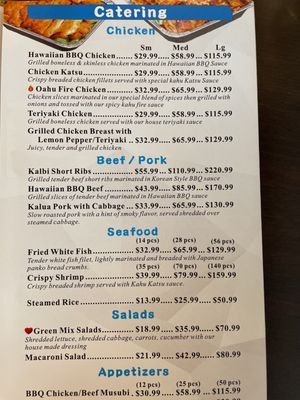 Menu photo 3 Oahu Hawaiian BBQ Tucson, AZ