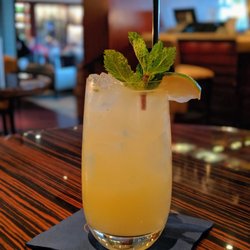 Pineapple mojito. Barcardi rum, pineapple, lime, club soda, mint. $7.50.