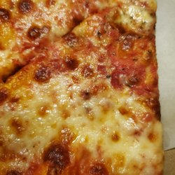 Vesuvio Pizzeria & Restaurant - Top right shows one of the spots without cheese.