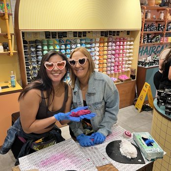Lush - Making our own bath bombs to take home! - Cosmetics & Beauty Supply Near Me - Las Vegas, Nevada