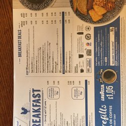 The Barker's Brewery - Breakfast menu available till noon.