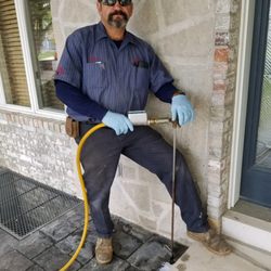 Flint Hills Termite and Pest Control - Owner Darren doing a residential termite job.