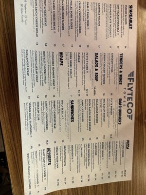 Menu photo 1 FlyteCo Tower Denver, CO Menu photo 1 FlyteCo Tower Denver, CO