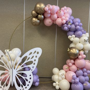 Bubbly Balloon Art - Double the joy, double the love! Celebrating a mama to be and her twin princesses with a burst of color! - Balloon Services Near Me Bubbly Balloon Art - Double the joy, double the love! Celebrating a mama to be and her twin princesses with a burst of color! - Balloon Services Near Me