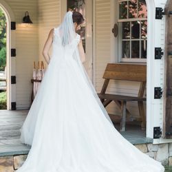 Bride's Choice - With so many layers, my dress was heavy, but Zee taught me how to walk in it. She's the sweetest, kindest soul and even steamed my veil!