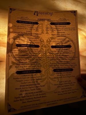 Menu photo 3 Apotheke New York, NY Menu photo 3 Apotheke New York, NY