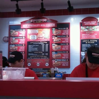 Firehouse Subs - Menu and work area - Fast Food Near Me - Hot Springs, Arkansas Firehouse Subs - Menu and work area - Fast Food Near Me - Hot Springs, Arkansas