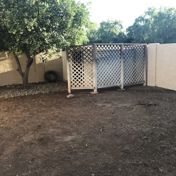 JNK Landscaping and Pools - Sideyard before - Landscape Architects or Designers Near Me - Gilbert, Arizona