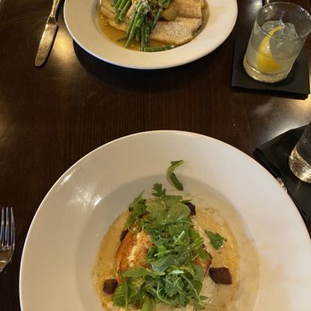 Orsay - In the back: Carolina Trout, in the front: Pan Roasted Fish - French Near Me - Jacksonville, Florida Orsay - In the back: Carolina Trout, in the front: Pan Roasted Fish - French Near Me - Jacksonville, Florida