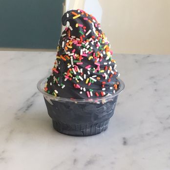 Confetti Italian Ice & Custard - Black Rose with sprinkles - Desserts Near Me - Costa Mesa, California Confetti Italian Ice & Custard - Black Rose with sprinkles - Desserts Near Me - Costa Mesa, California